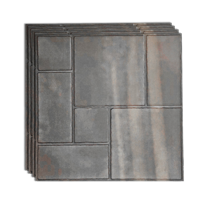 Carrelage de sol carré à bord droit, carrelage de sol vintage singulier pour sol extérieur