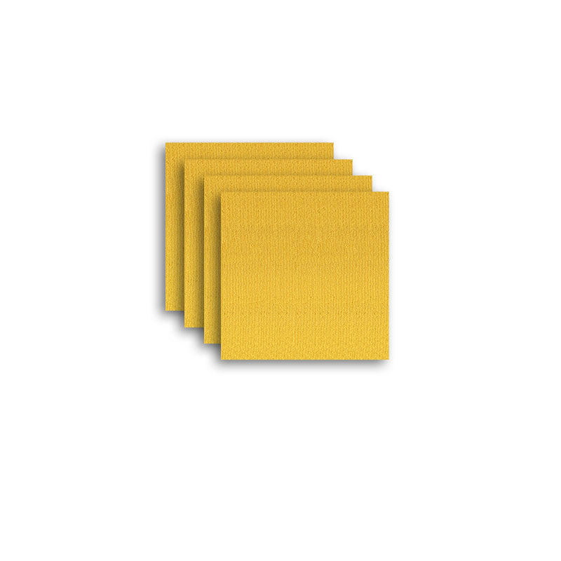 Carpet Tile Fade Resistant Non-Skid Solid Color Loose Lay Carpet Tiles Living Room