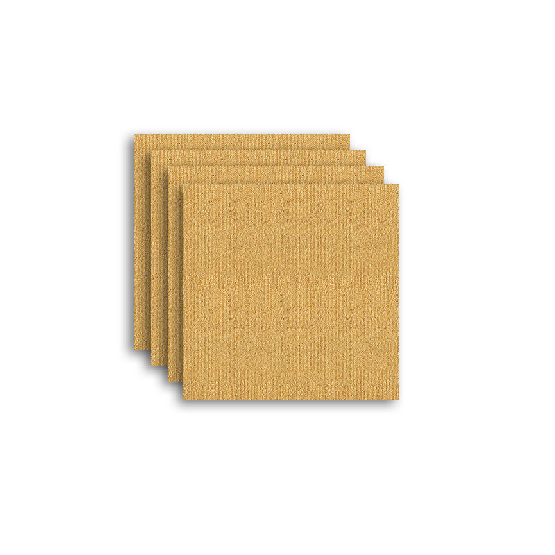 Carpet Tile Fade Resistant Non-Skid Solid Color Loose Lay Carpet Tiles Living Room