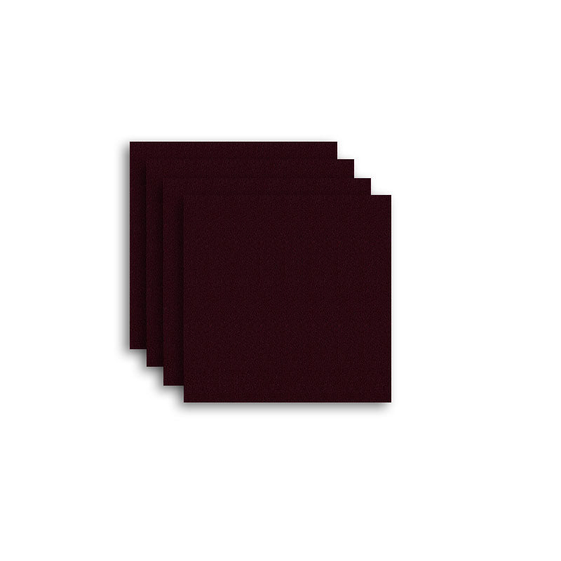 Carpet Tile Fade Resistant Non-Skid Solid Color Loose Lay Carpet Tiles Living Room