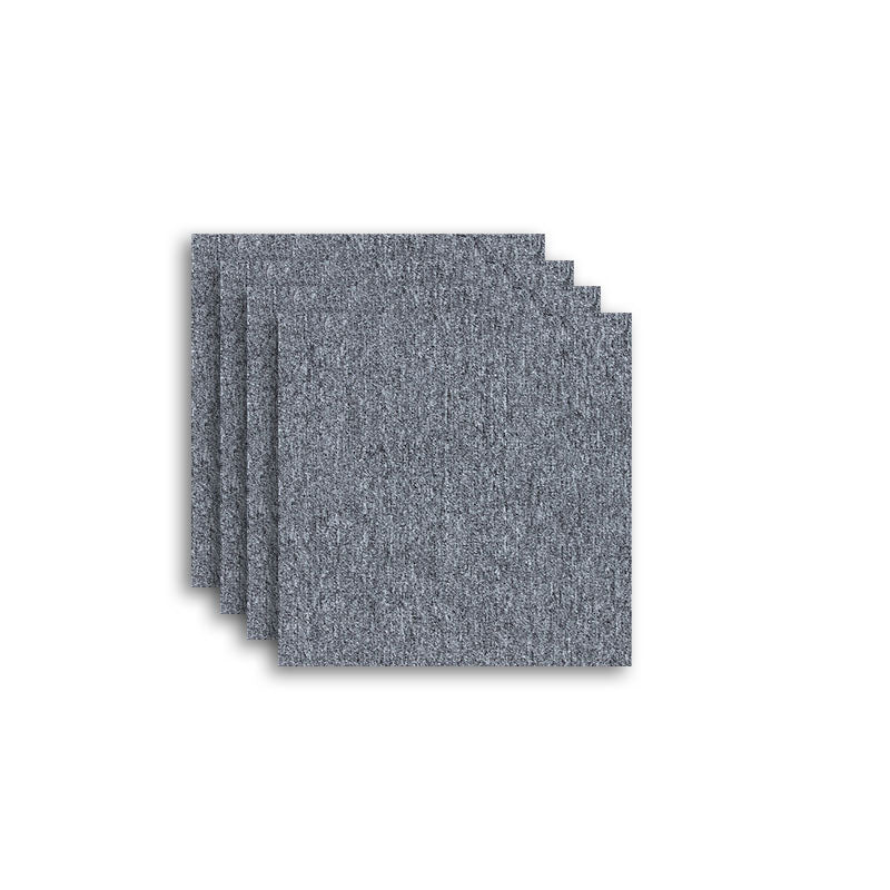 Carpet Tile Fade Resistant Non-Skid Solid Color Loose Lay Carpet Tiles Living Room
