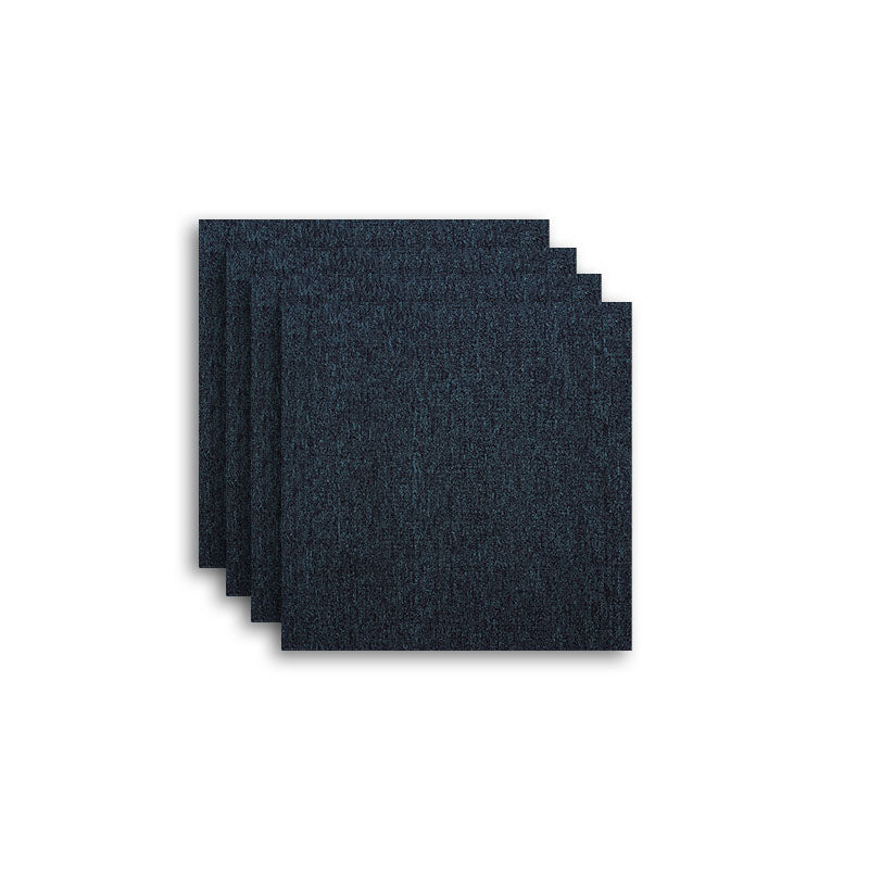Carpet Tile Fade Resistant Non-Skid Solid Color Loose Lay Carpet Tiles Living Room