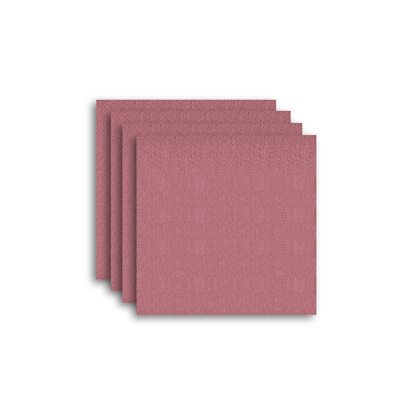 Carpet Tile Fade Resistant Non-Skid Solid Color Loose Lay Carpet Tiles Living Room