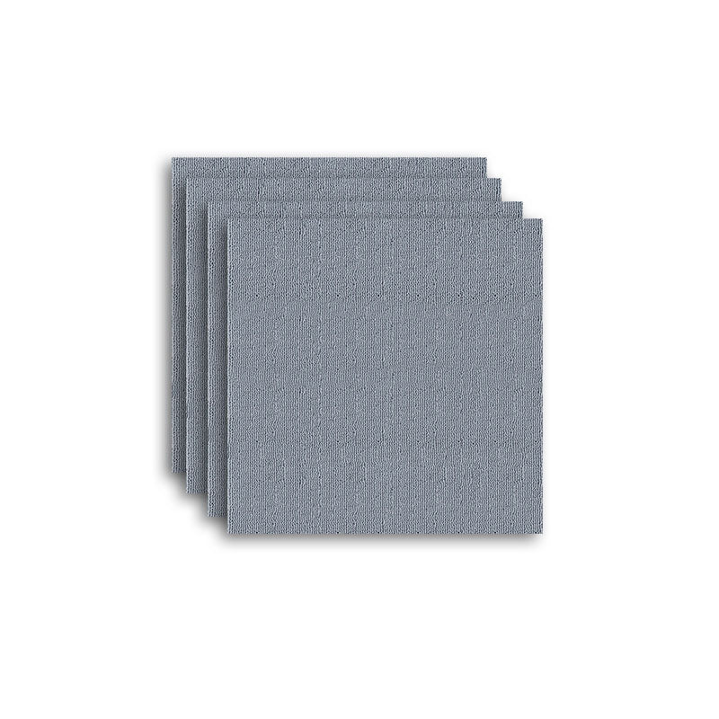 Carpet Tile Fade Resistant Non-Skid Solid Color Loose Lay Carpet Tiles Living Room