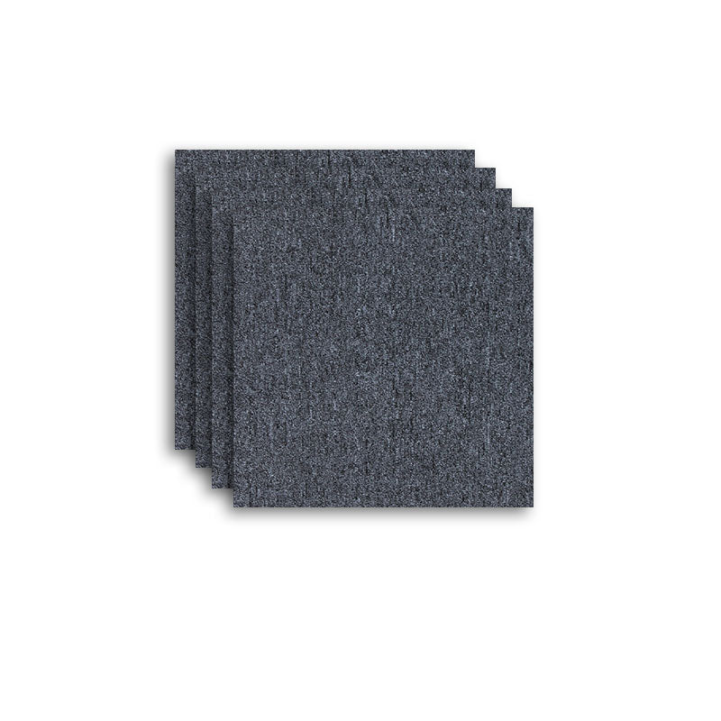 Carpet Tile Fade Resistant Non-Skid Solid Color Loose Lay Carpet Tiles Living Room