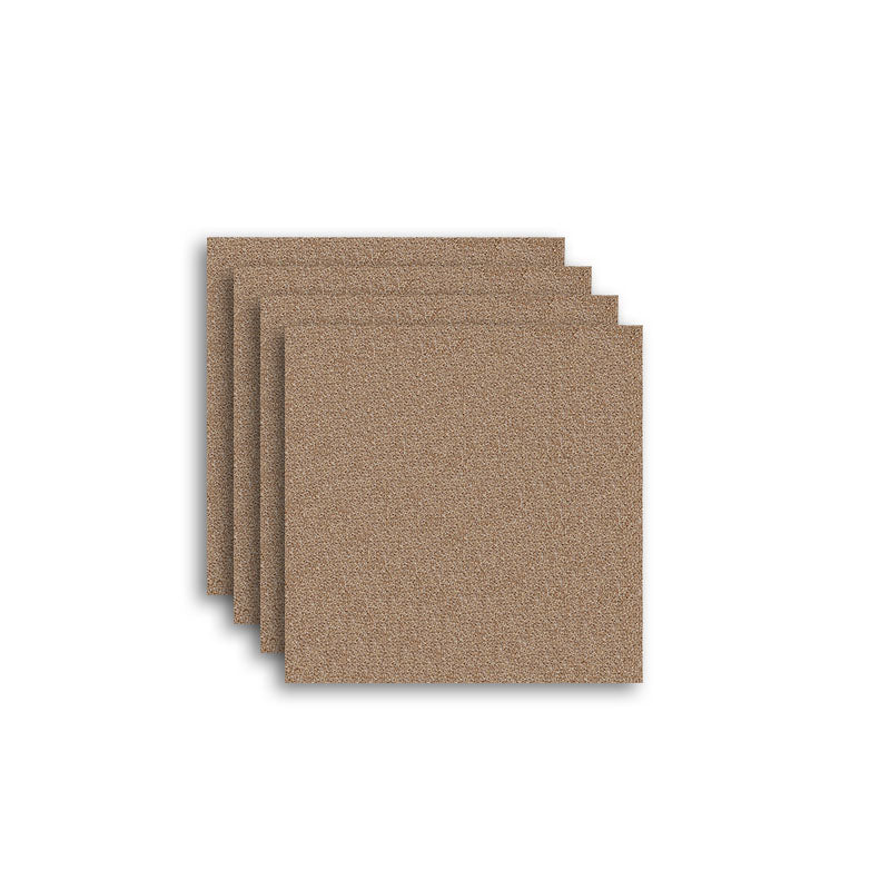 Carpet Tile Fade Resistant Non-Skid Solid Color Loose Lay Carpet Tiles Living Room