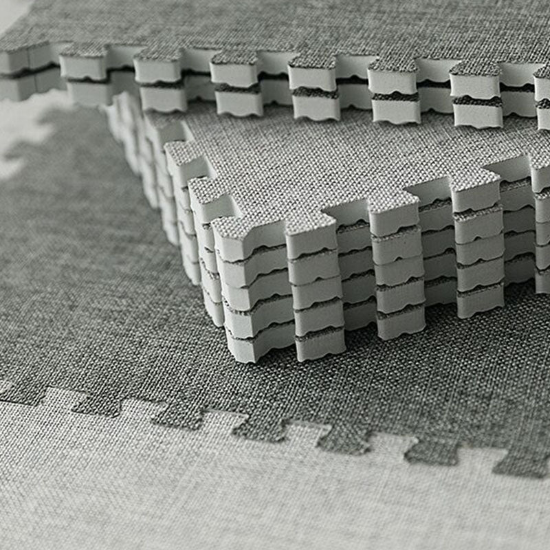 Carpet Tile Non-Skid Fade Resistant Solid Color Interlocking Carpet Tiles Dining Room