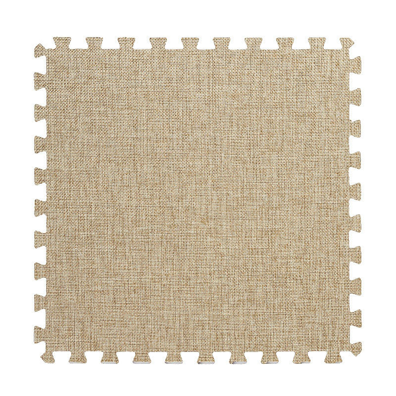 Carpet Tile Non-Skid Fade Resistant Solid Color Interlocking Carpet Tiles Dining Room