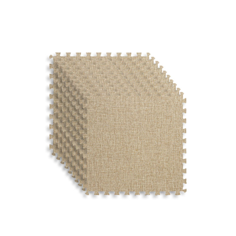 Carpet Tile Non-Skid Fade Resistant Solid Color Interlocking Carpet Tiles Dining Room