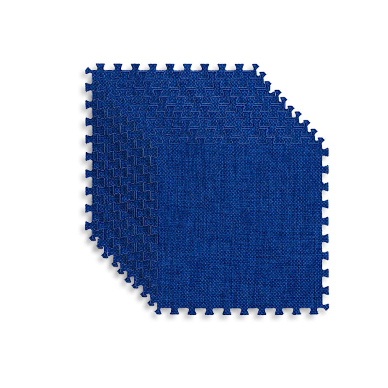 Carpet Tile Non-Skid Fade Resistant Solid Color Interlocking Carpet Tiles Dining Room