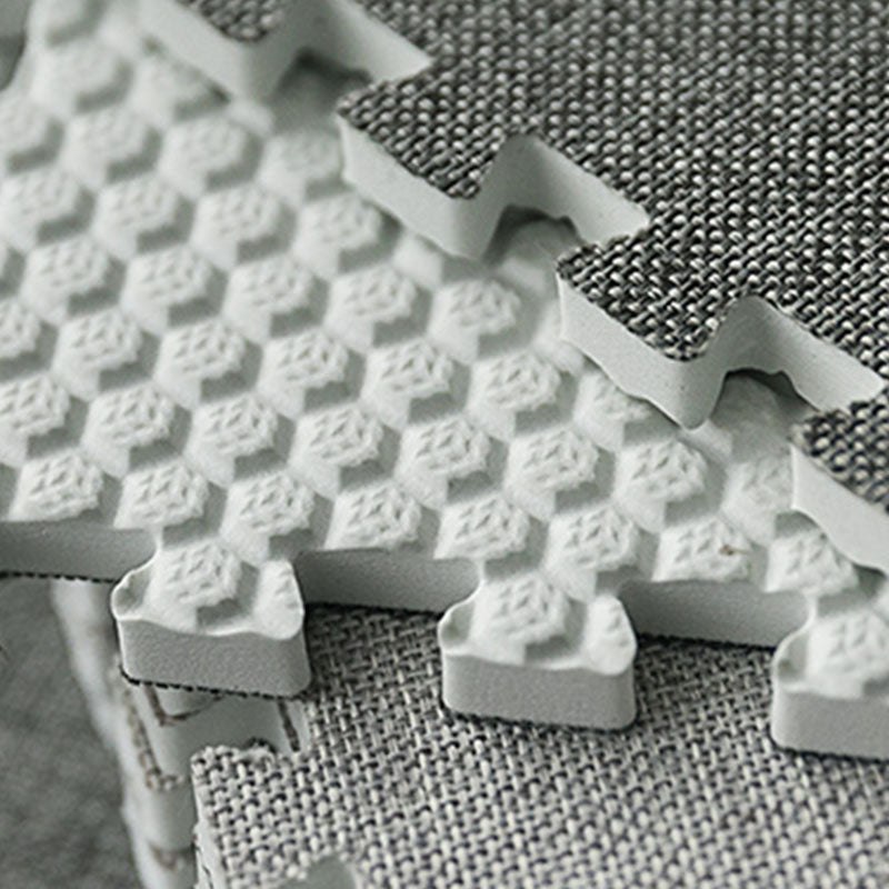 Carpet Tile Non-Skid Fade Resistant Solid Color Interlocking Carpet Tiles Dining Room