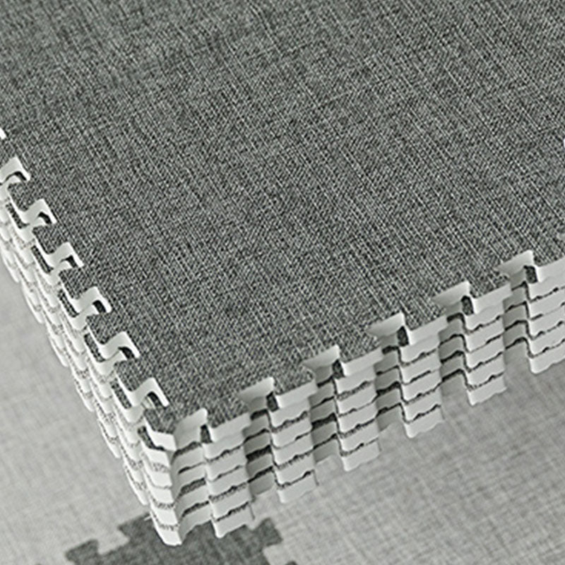 Carpet Tile Non-Skid Fade Resistant Solid Color Interlocking Carpet Tiles Dining Room