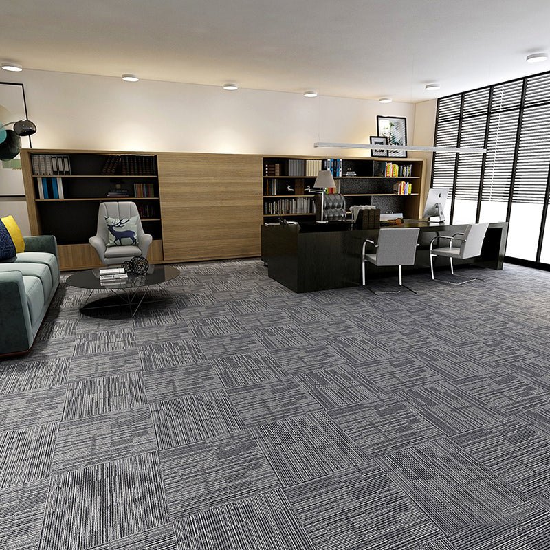 Indoor Carpet Tile Non-Skid Glue Down Install Carpet Tiles with Waterproof