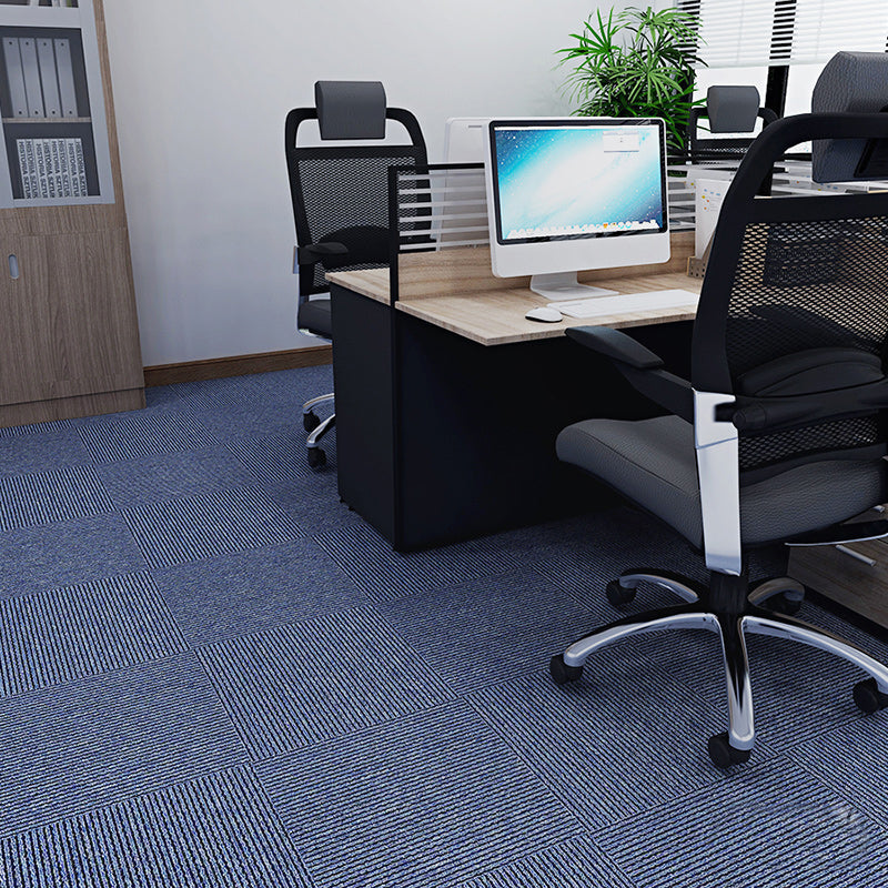 Indoor Carpet Tile Non-Skid Glue Down Install Carpet Tiles with Waterproof