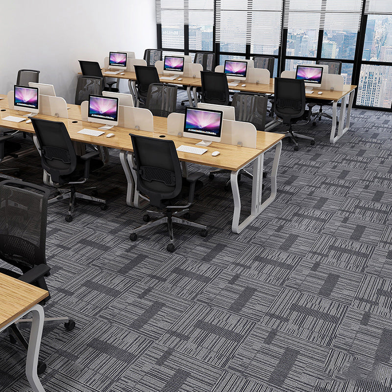 Indoor Carpet Tile Non-Skid Glue Down Install Carpet Tiles with Waterproof