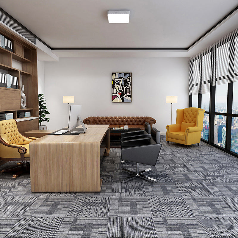 Indoor Carpet Tile Non-Skid Glue Down Install Carpet Tiles with Waterproof