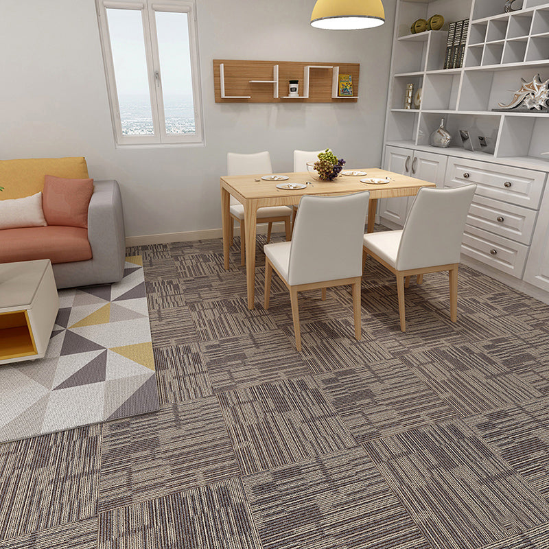 Indoor Carpet Tile Non-Skid Glue Down Install Carpet Tiles with Waterproof