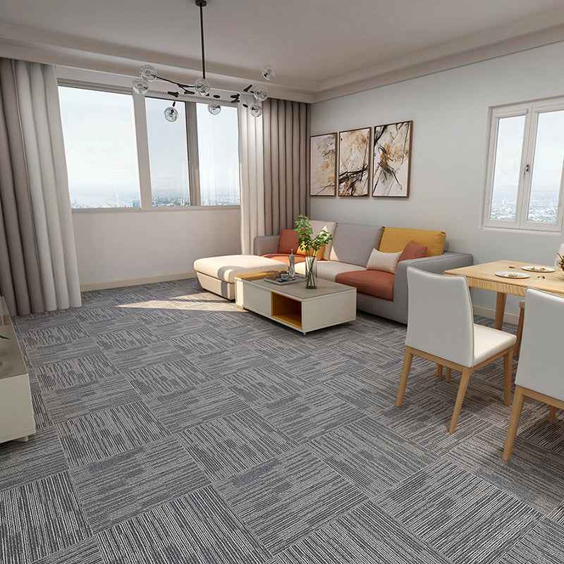 Indoor Carpet Tile Non-Skid Glue Down Install Carpet Tiles with Waterproof