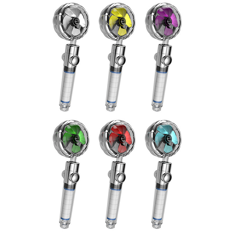 Contemporary Hand Shower Round Plastic Hand Shower with Adjustable Spray Pattern