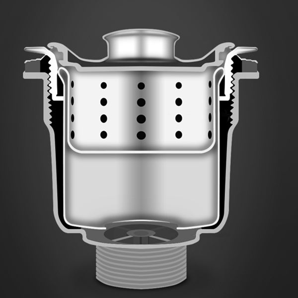 Contemporary Style Kitchen Sink Stainless Steel Round Drop-In Kitchen Sink