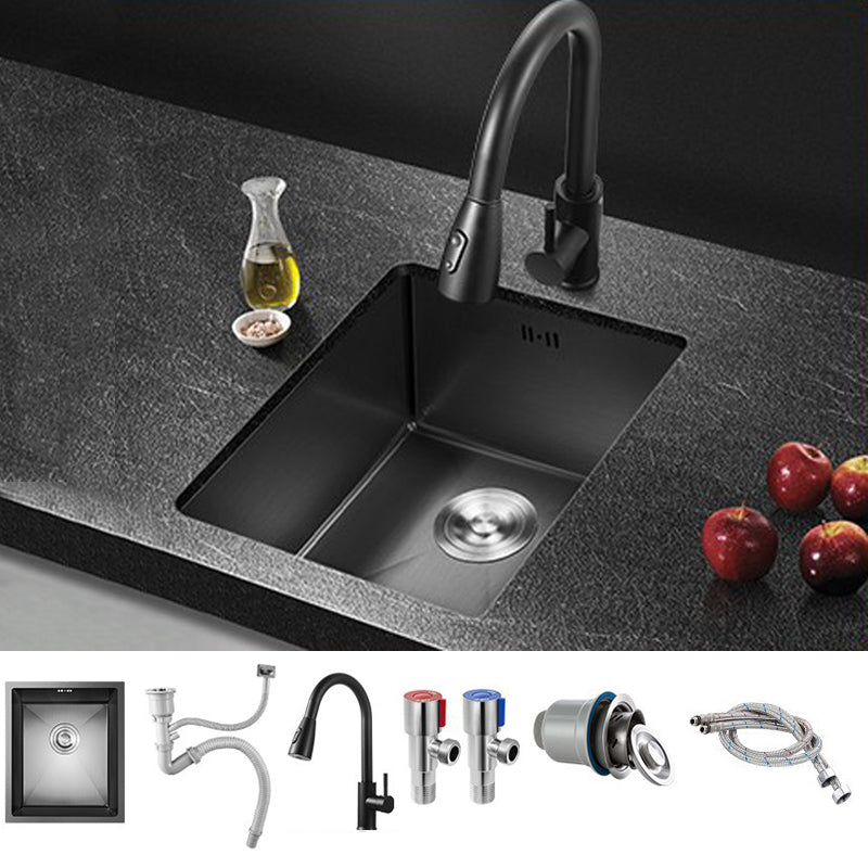Stainless Steel Kitchen Sink Modern Single Bowl Kitchen Sink