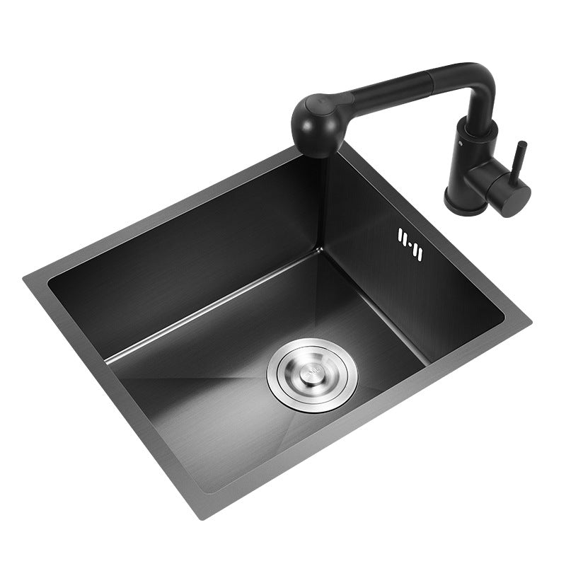 Stainless Steel Kitchen Sink Modern Single Bowl Kitchen Sink