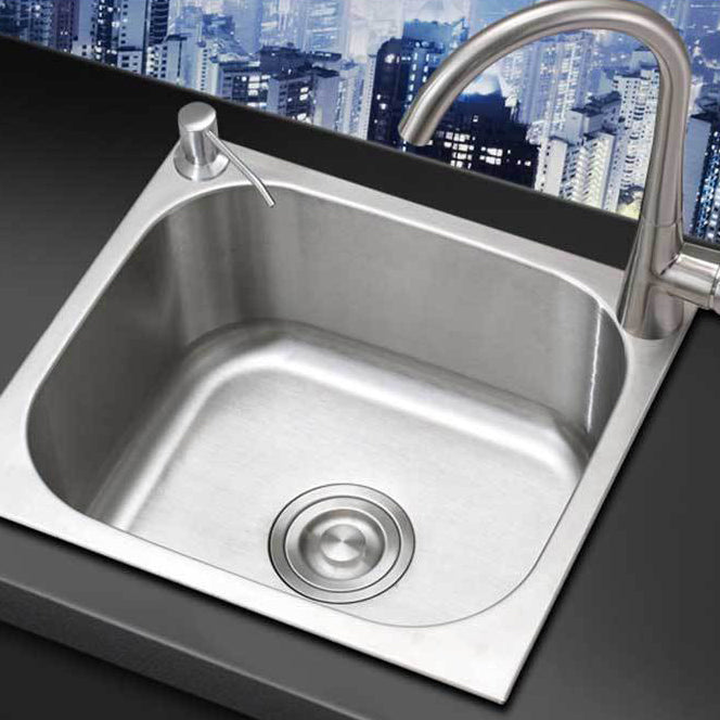 Modern Style Kitchen Sink Stainless Steel Dirt Resistant Kitchen Sink(Not Included Faucet)