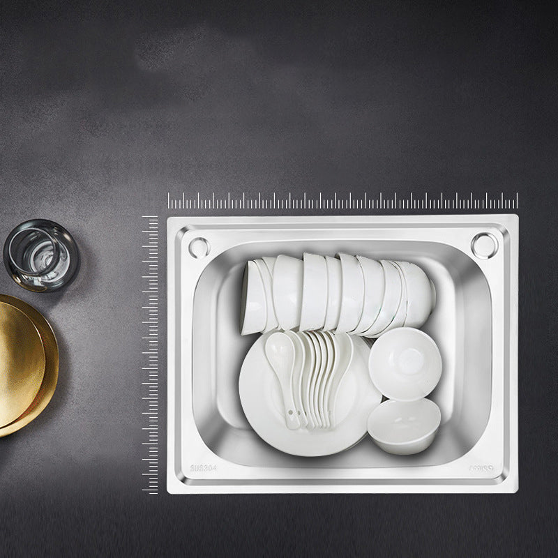 Modern Style Kitchen Sink Stainless Steel Dirt Resistant Kitchen Sink(Not Included Faucet)