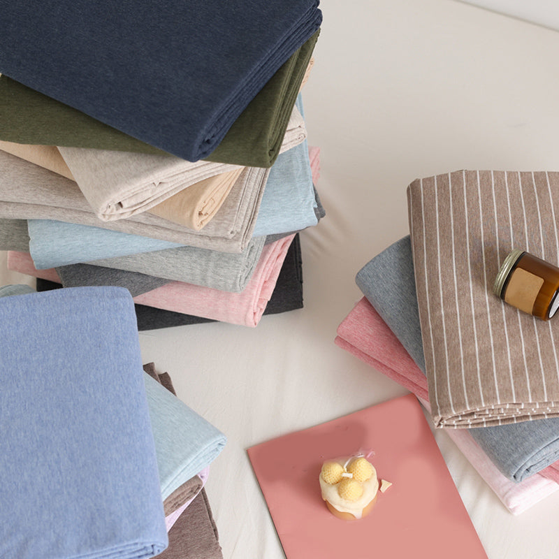 Bed Sheet Whole Color Non-pilling Striped Stripe Pattern Bed Sheet Set