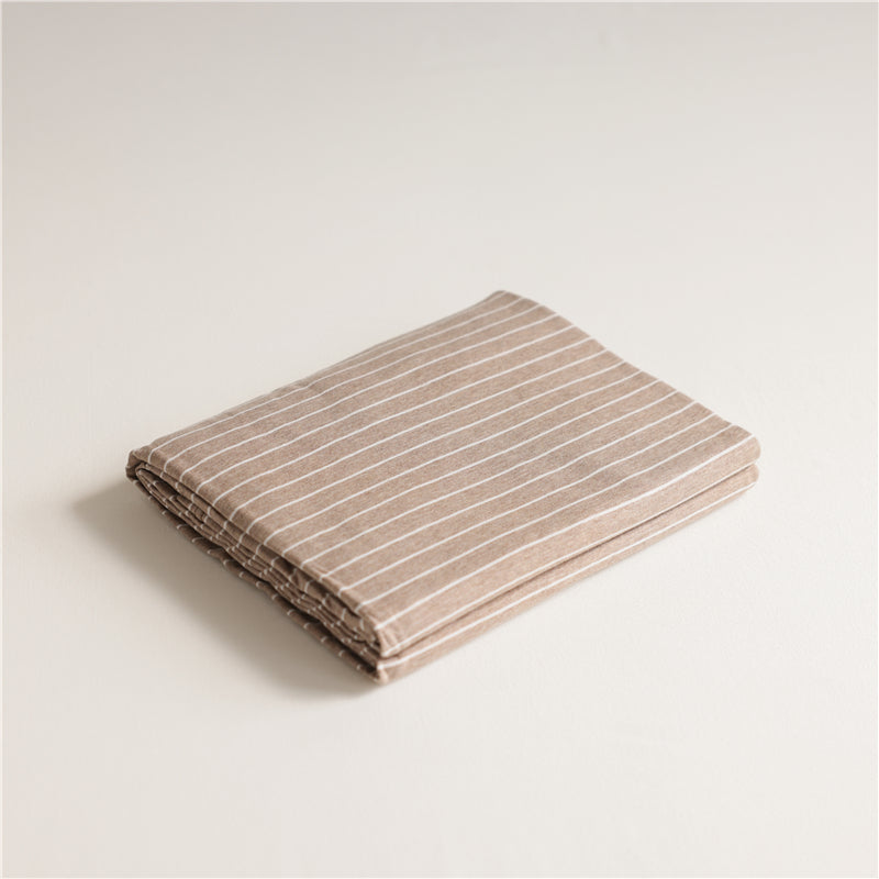 Bed Sheet Whole Color Non-pilling Striped Stripe Pattern Bed Sheet Set