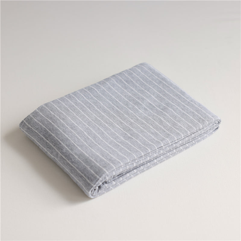 Bed Sheet Whole Color Non-pilling Striped Stripe Pattern Bed Sheet Set