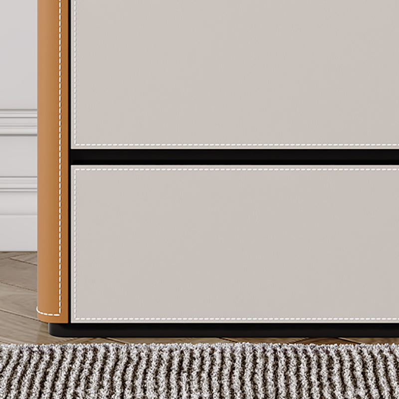 Modern Stone Lingerie Chest Vertical Storage Chest for Bedroom