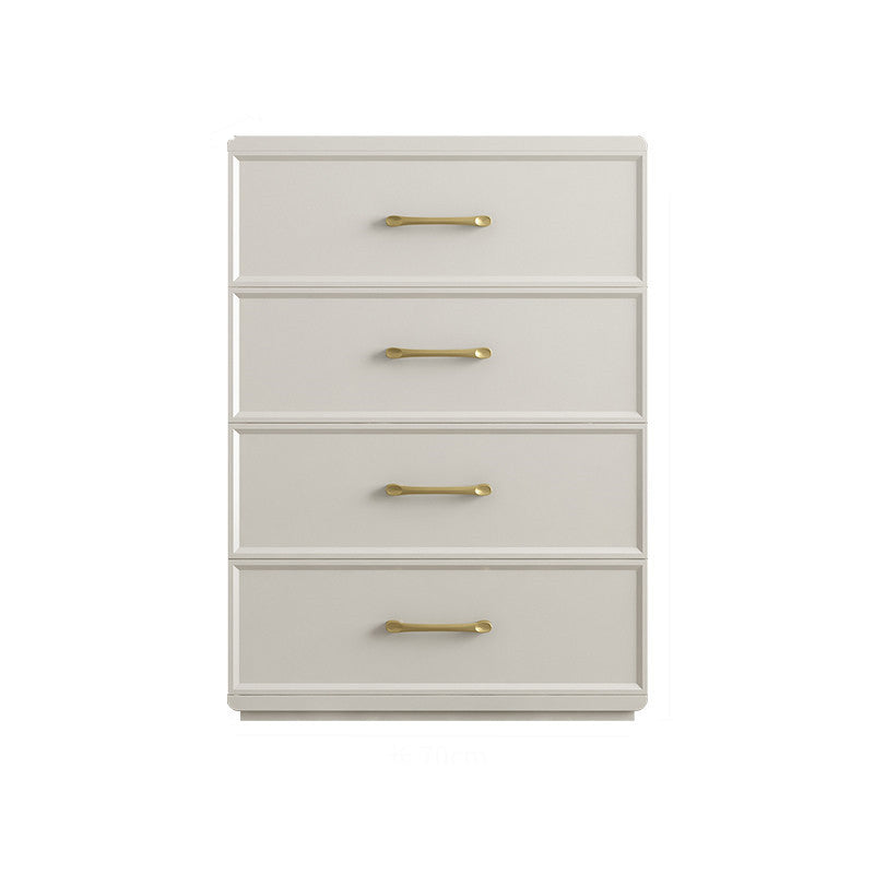 Contemporary Glam Storage Chest Birch Vertical Storage Chest Dresser for Bedroom