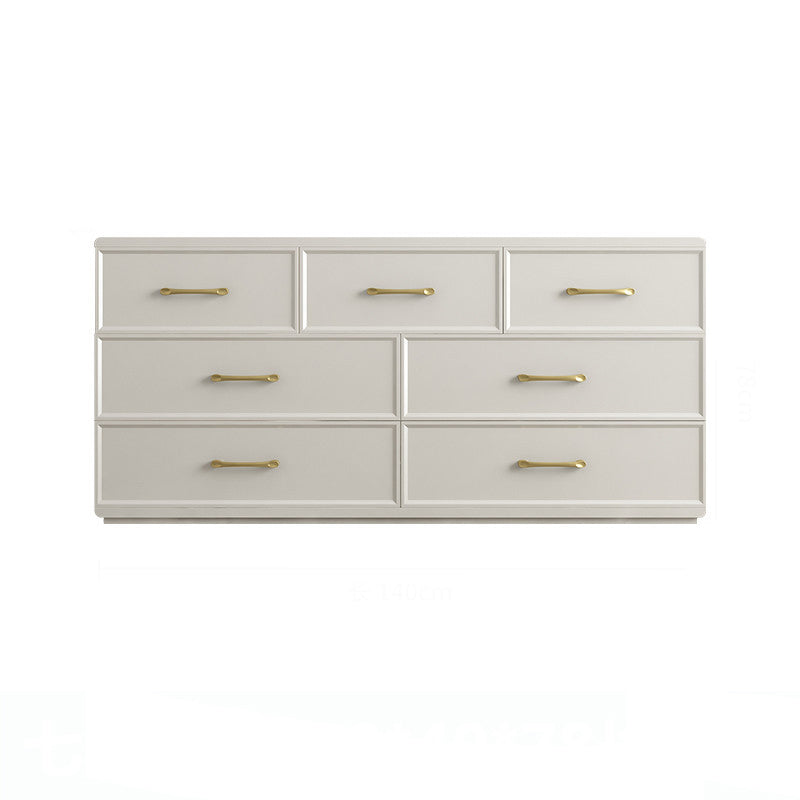 Contemporary Glam Storage Chest Birch Vertical Storage Chest Dresser for Bedroom