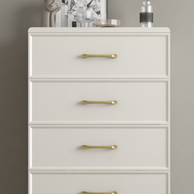 Contemporary Glam Storage Chest Birch Vertical Storage Chest Dresser for Bedroom
