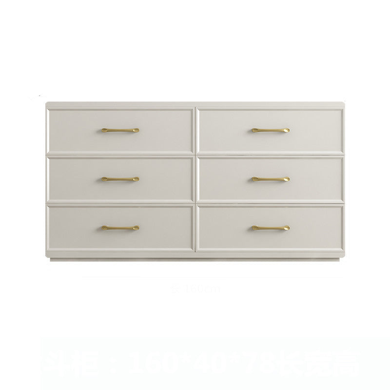 Contemporary Glam Storage Chest Birch Vertical Storage Chest Dresser for Bedroom