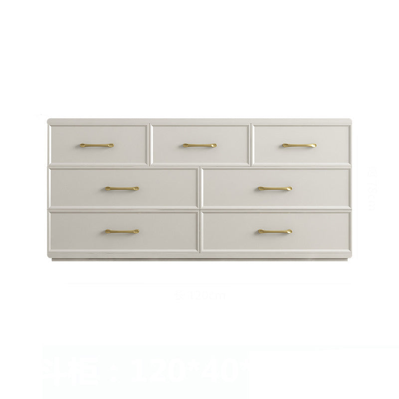 Contemporary Glam Storage Chest Birch Vertical Storage Chest Dresser for Bedroom