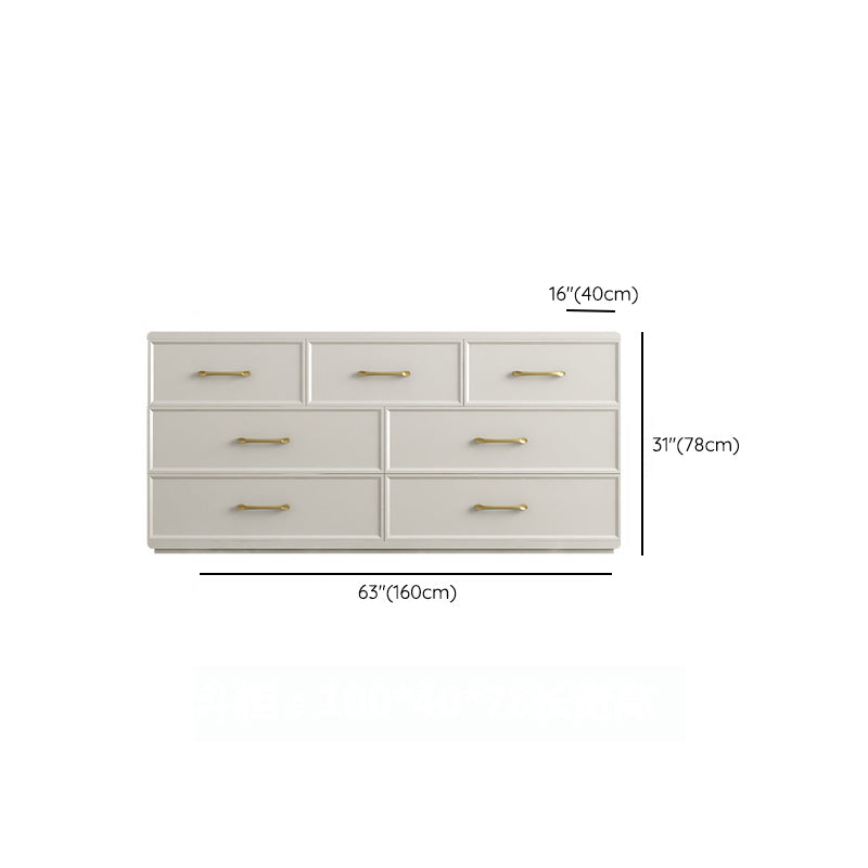 Contemporary Glam Storage Chest Birch Vertical Storage Chest Dresser for Bedroom