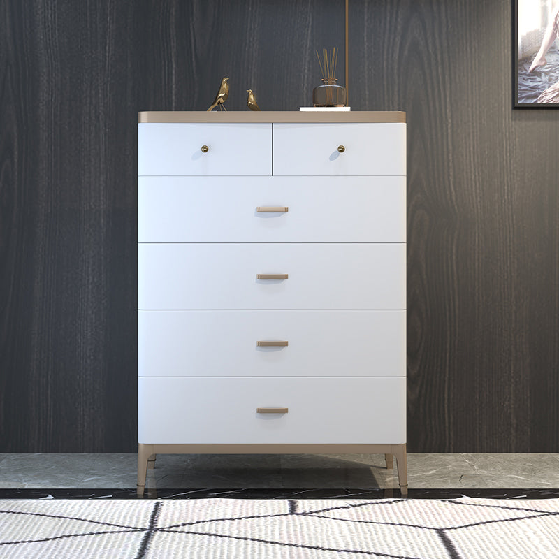 Classic Glam Solid Wood Lingerie Chest Vertical Storage Chest for Bedroom