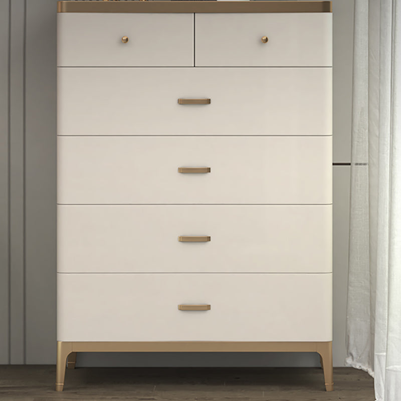 Classic Glam Solid Wood Lingerie Chest Vertical Storage Chest for Bedroom