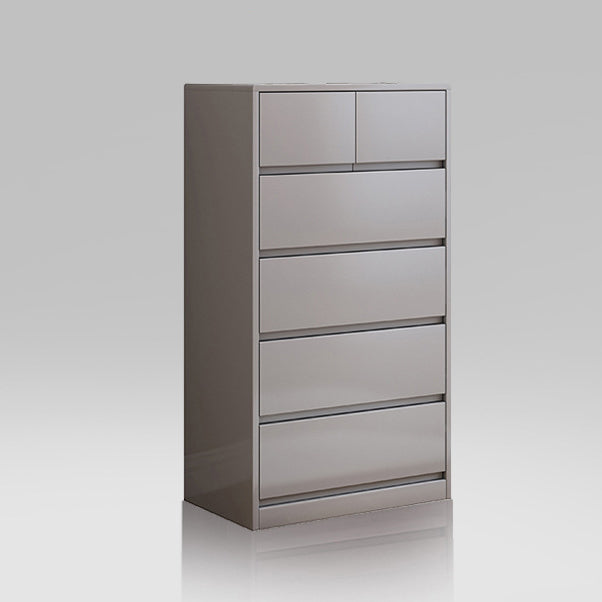 Ultra Modern Lingerie Chest Rubber Wood Storage Chest Dresser for Bedroom