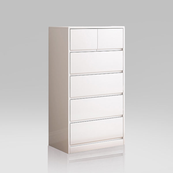 Ultra Modern Lingerie Chest Rubber Wood Storage Chest Dresser for Bedroom