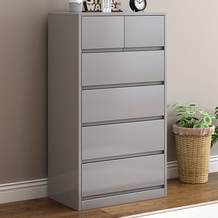 Ultra Modern Lingerie Chest Rubber Wood Storage Chest Dresser for Bedroom