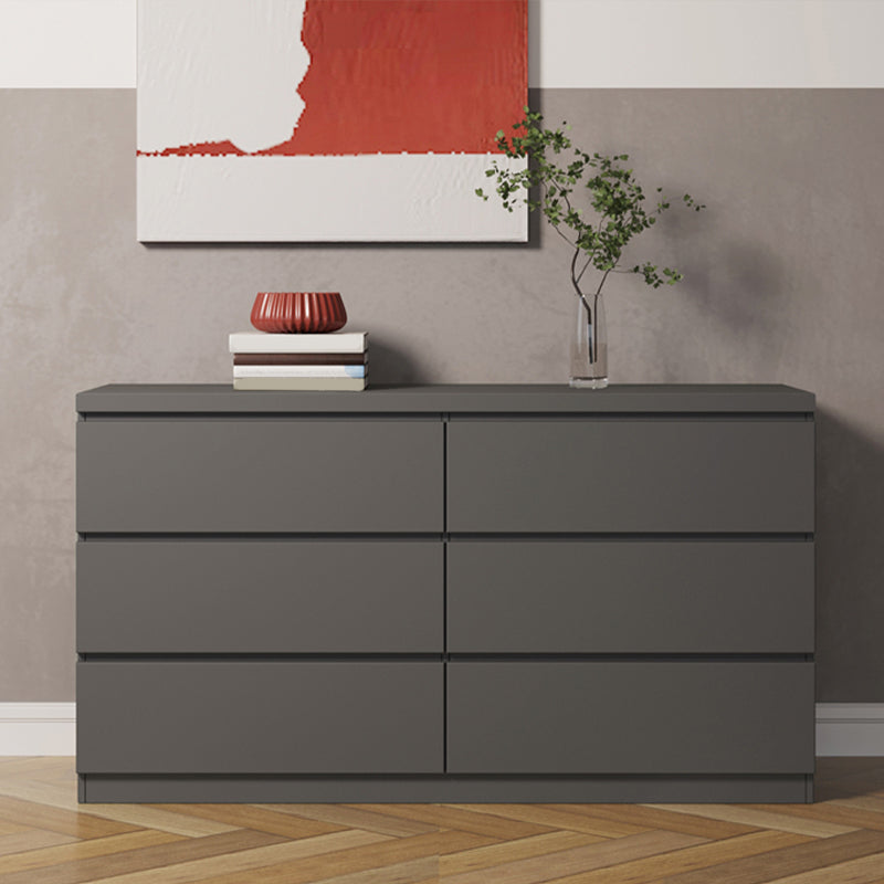 Horizontal Double Dresser Modernism Storage Dresser with 6 Dressers for Home