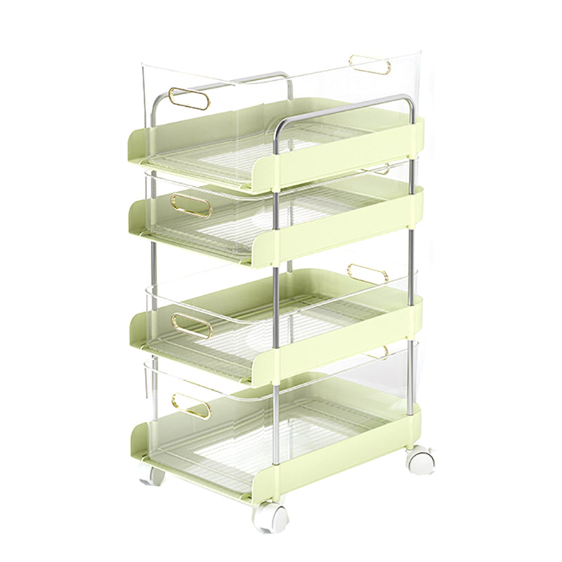 Modern Open Back Standard Bookshelf Plastic Bookcase for Study Room