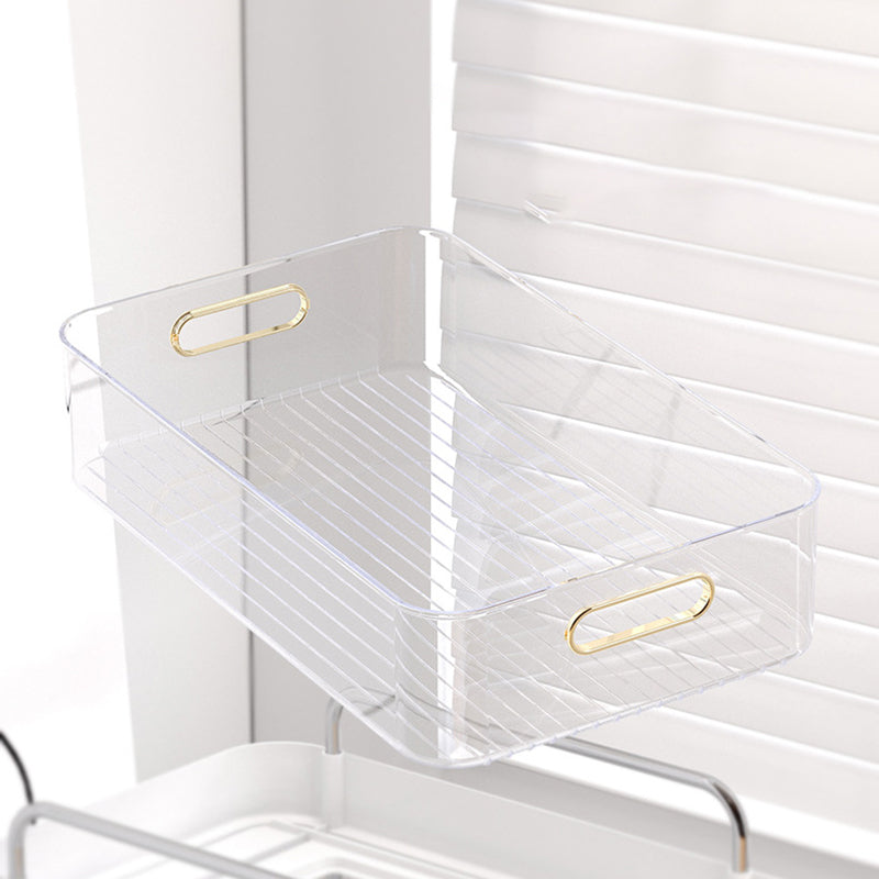 Modern Open Back Standard Bookshelf Plastic Bookcase for Study Room