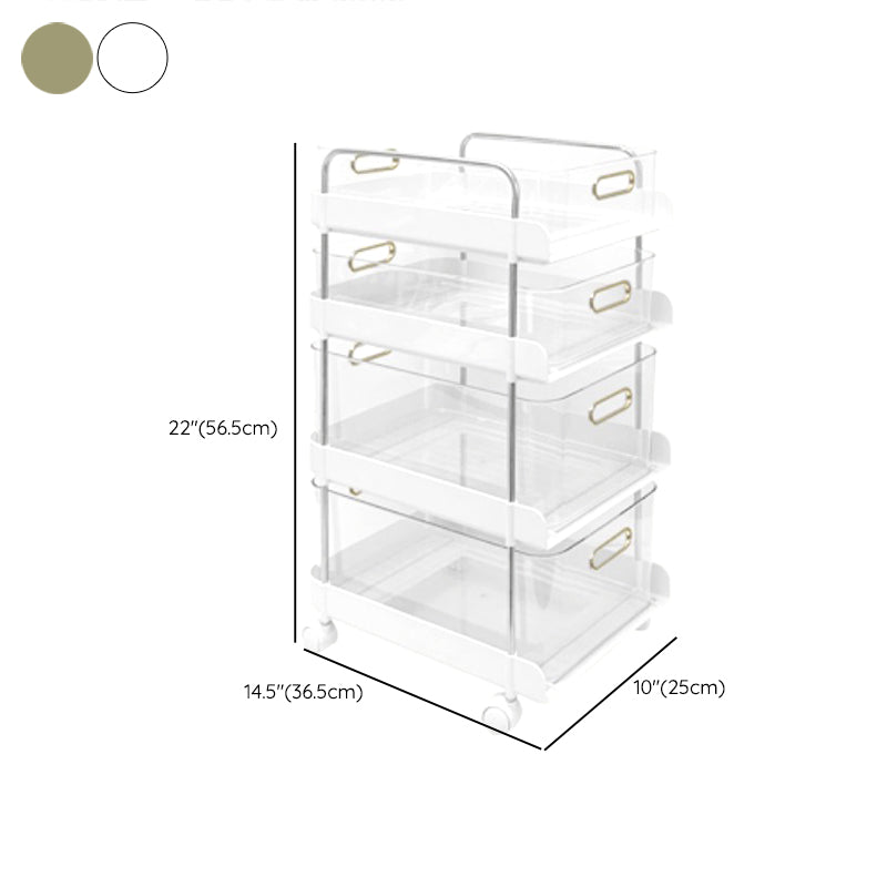 Modern Open Back Standard Bookshelf Plastic Bookcase for Study Room