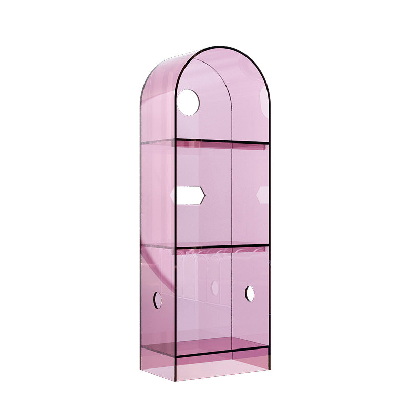 Modern Closed Back Standard Bookshelf Acrylic Bookcase for Study Room