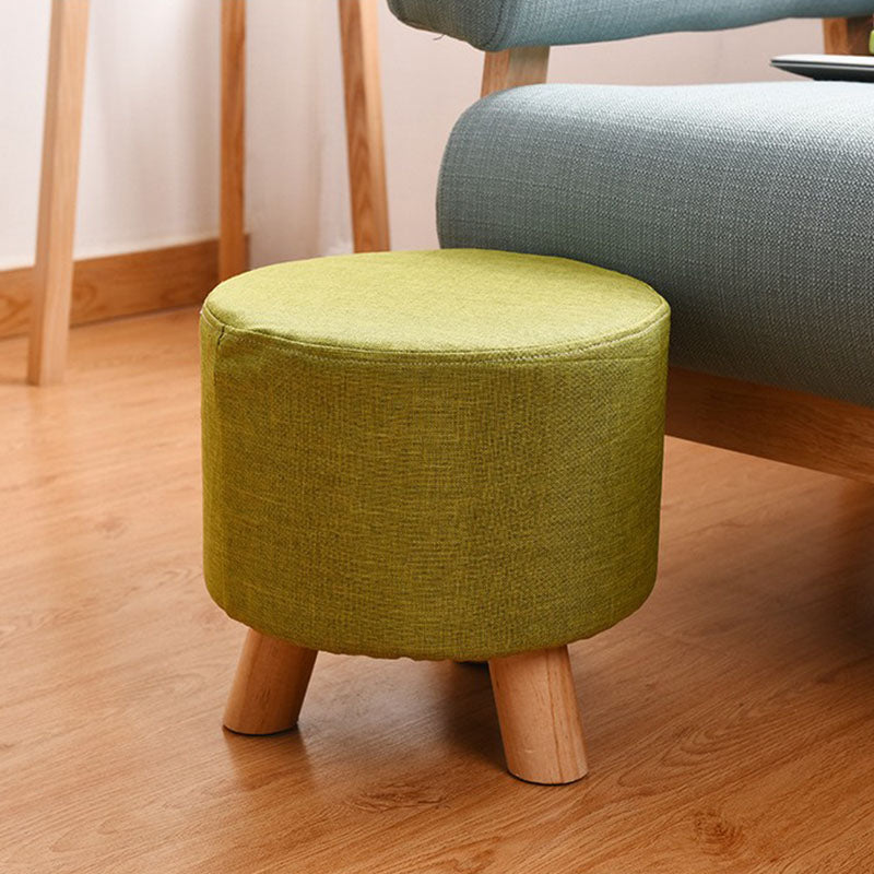 Fabric Standard Stool Modern Style Simple Household Footstool