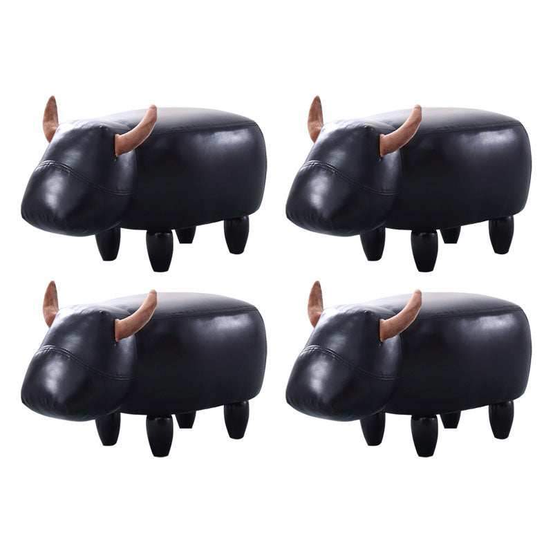 Fabric Standard Stool Modern Style Simple Household Footstool